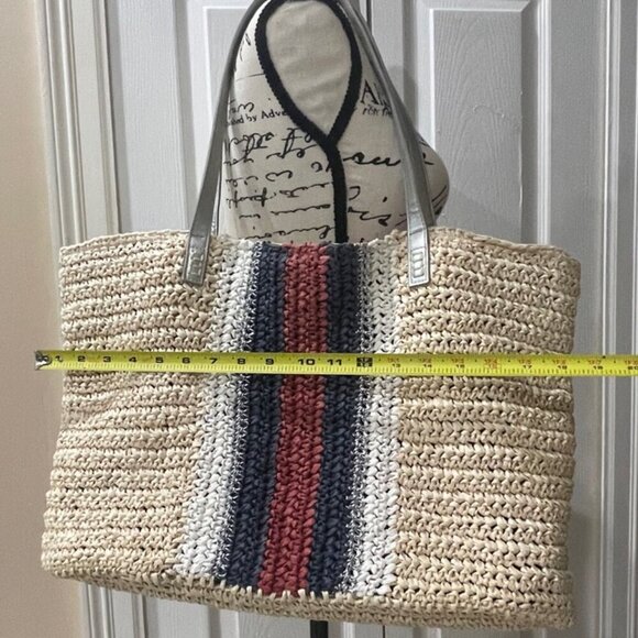 INC INTERNATIONAL CONCEPTS EXTRA LARGE STRAW TOTE BAG - Picture 3 of 13